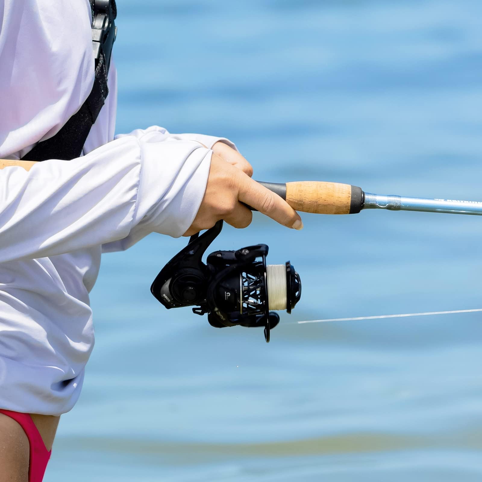 Brass pinion gear on Zephyr enhances durable gear engagement during retrieves