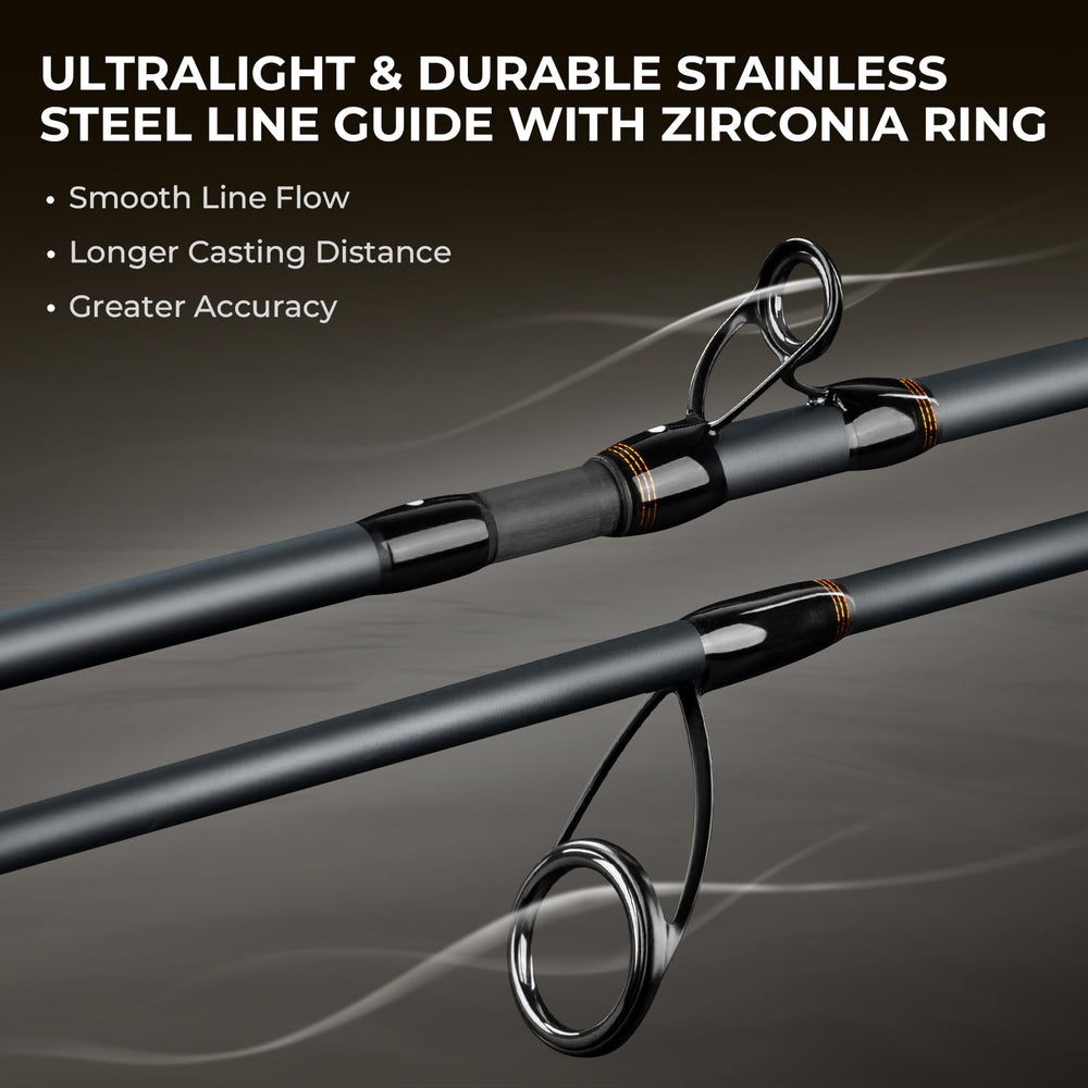 KastKing Zephyr Spin Finesse EVA handle close-up for ergonomic grip