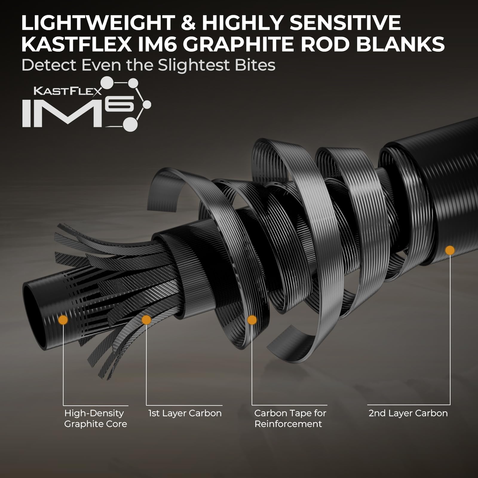 KastKing Zephyr Spin Finesse rod shows split reel seat boosting sensitivity and control.