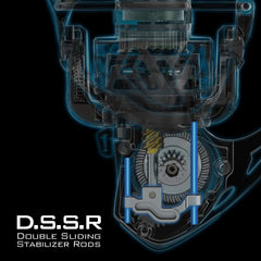 KastKing Zephyr 4000 drag system closeup reveals up to 22 lb carbon-fiber drag.