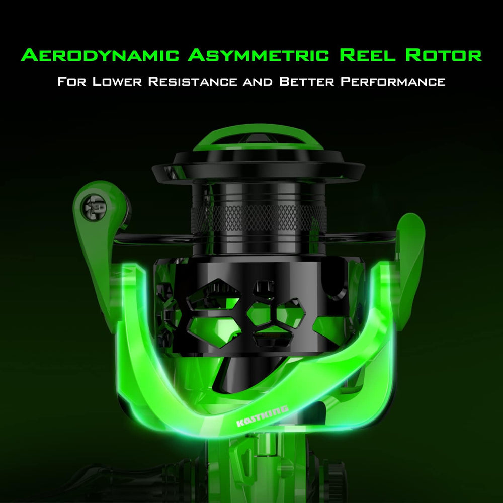 KastKing Zephyr 1000 drag system portrait shows smooth carbon fiber drag for precise control