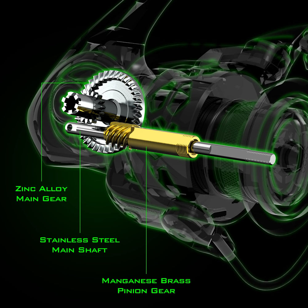 KastKing Zephyr 4000 brake system and gearing for tough conditions