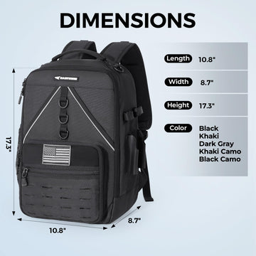 Front view of KastKing KarryAll KastMate fishing tackle backpack