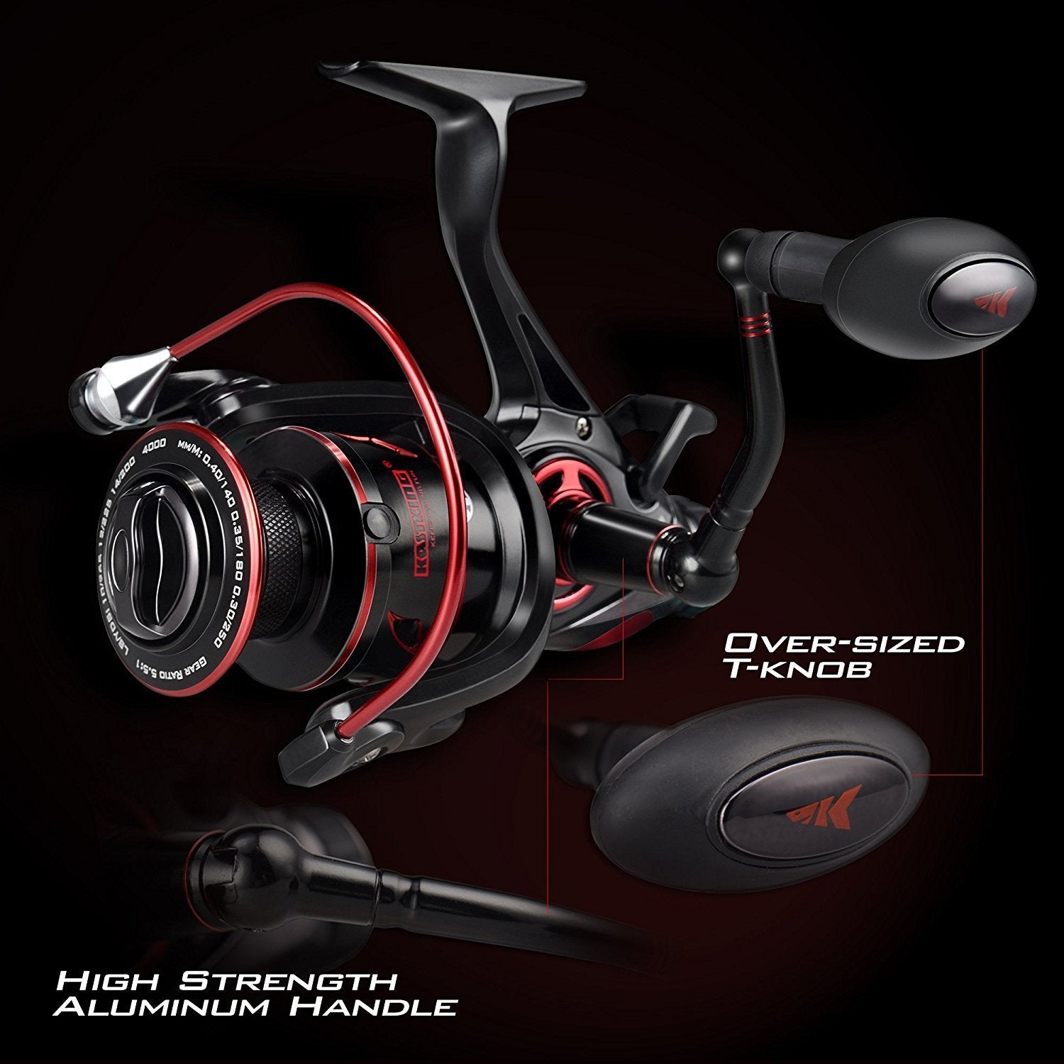 Carbon fiber drag washers visible on Sharky Baitfeeder III