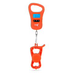 KastKing ToughTide fishing scale with lip gripper and orange accents