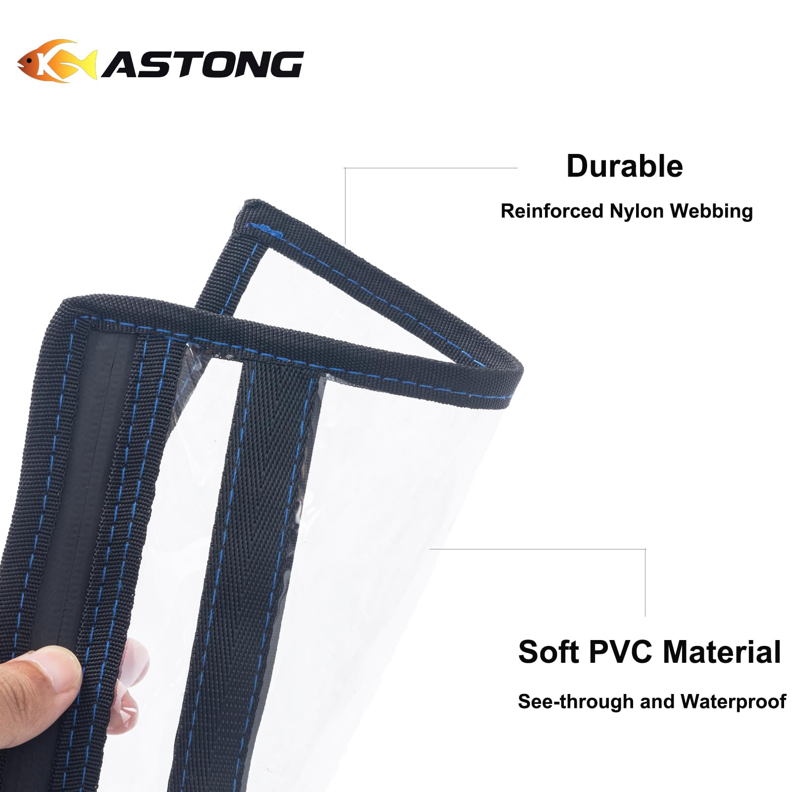 Two-layer interior design: water-resistant zipper layer and fastener layer
