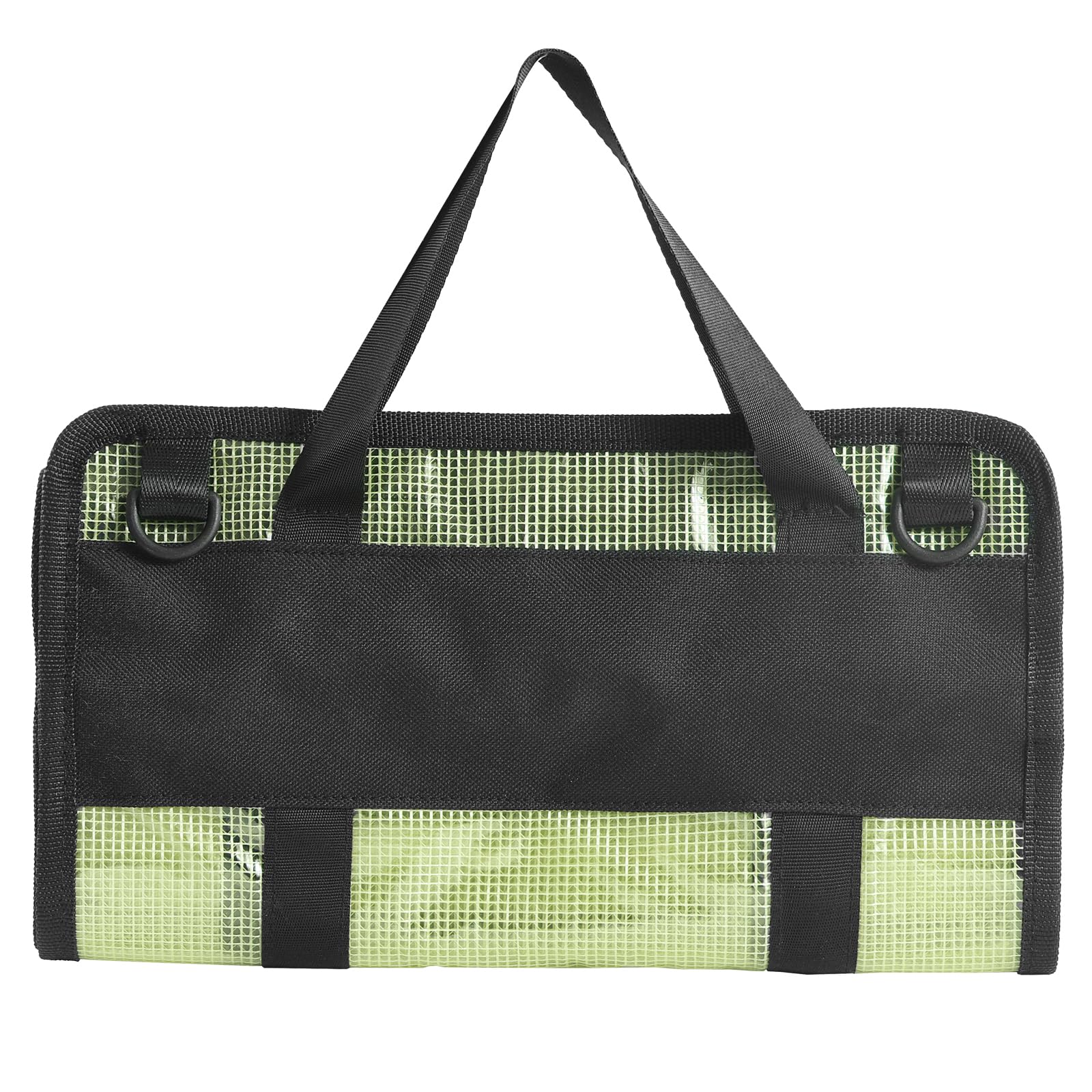 KASTONG 6-pocket fishing lure storage bag in yellow - front view