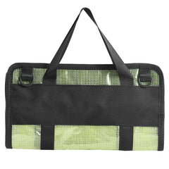 KASTONG 6-pocket fishing lure storage bag in yellow - front view
