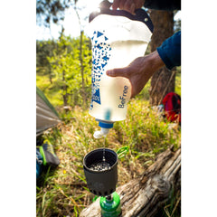 Katadyn BeFree collapsible flask packs easily for backpacking.