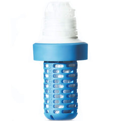 Katadyn BeFree collapsible flask packed shows compact hydration solution for backpacking.