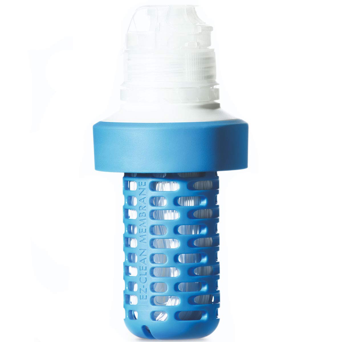 Katadyn BeFree EZ-Clean membrane swish for quick debris removal.