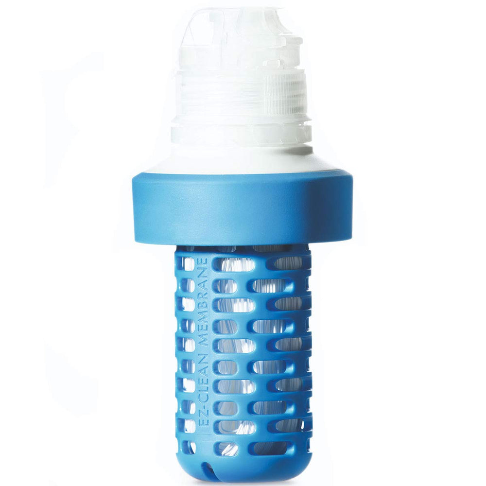 Katadyn BeFree EZ-Clean membrane swish for quick debris removal.