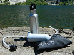 Katadyn Hiker carry sack shown for easy packing