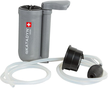 Katadyn Hiker microfilter assembly enables on-the-go clean water