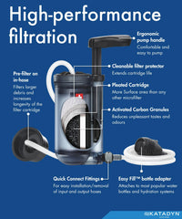 The bottle adaptor shown for seamless integration with popular bottles.