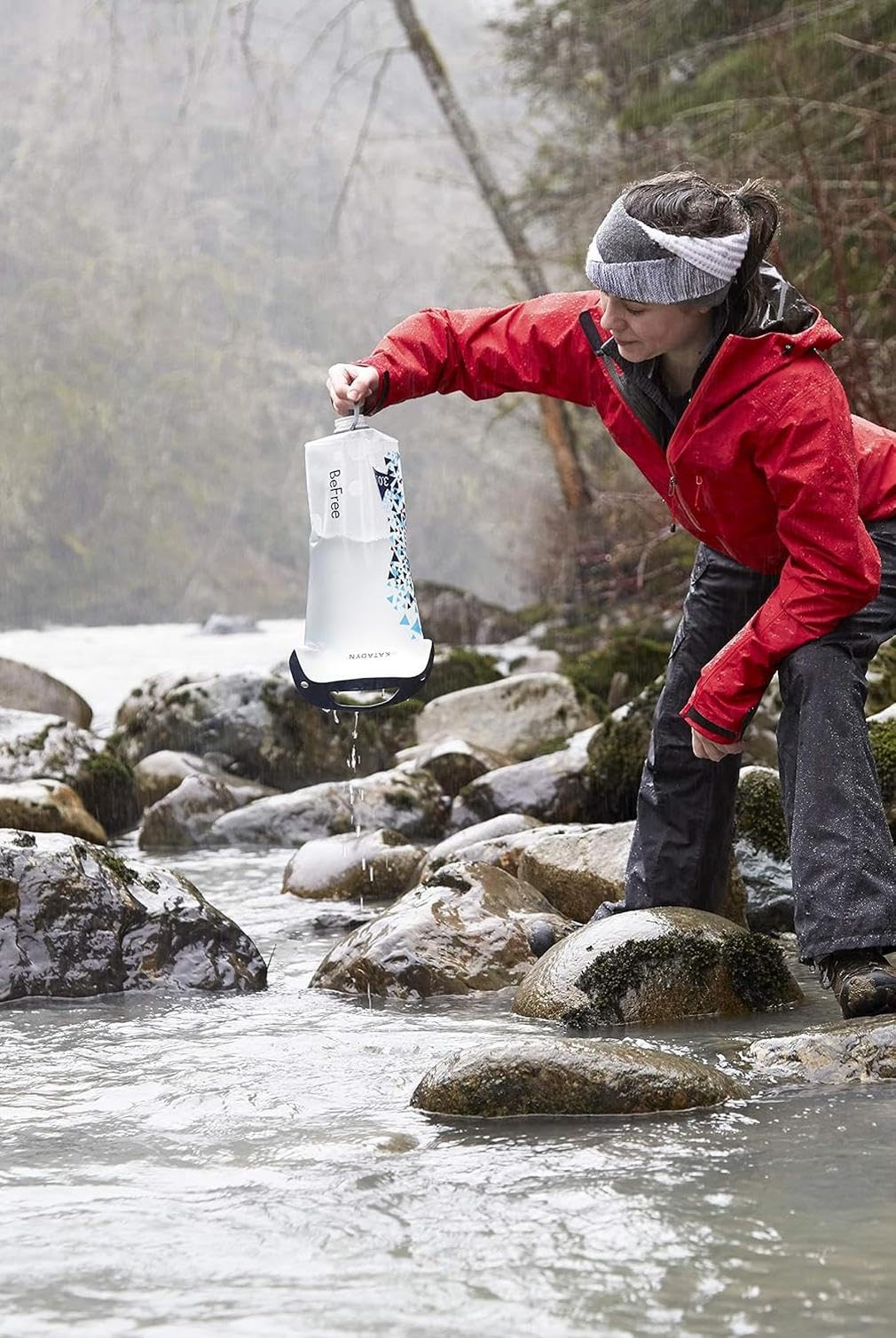 Katadyn ready-to-go packable system for quick setup during camps or emergencies.