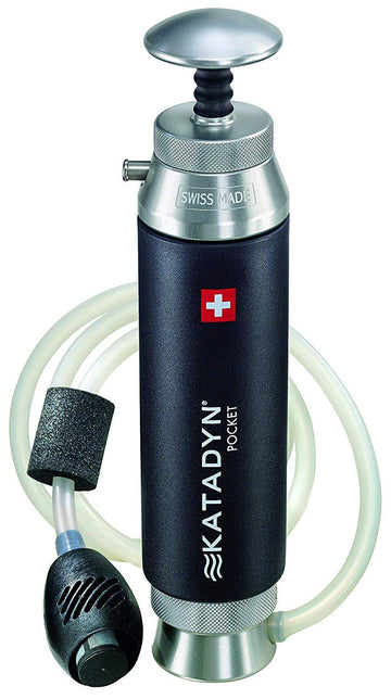 Katadyn Pocket carry-bag keeps gear organized for camping or emergency prep.