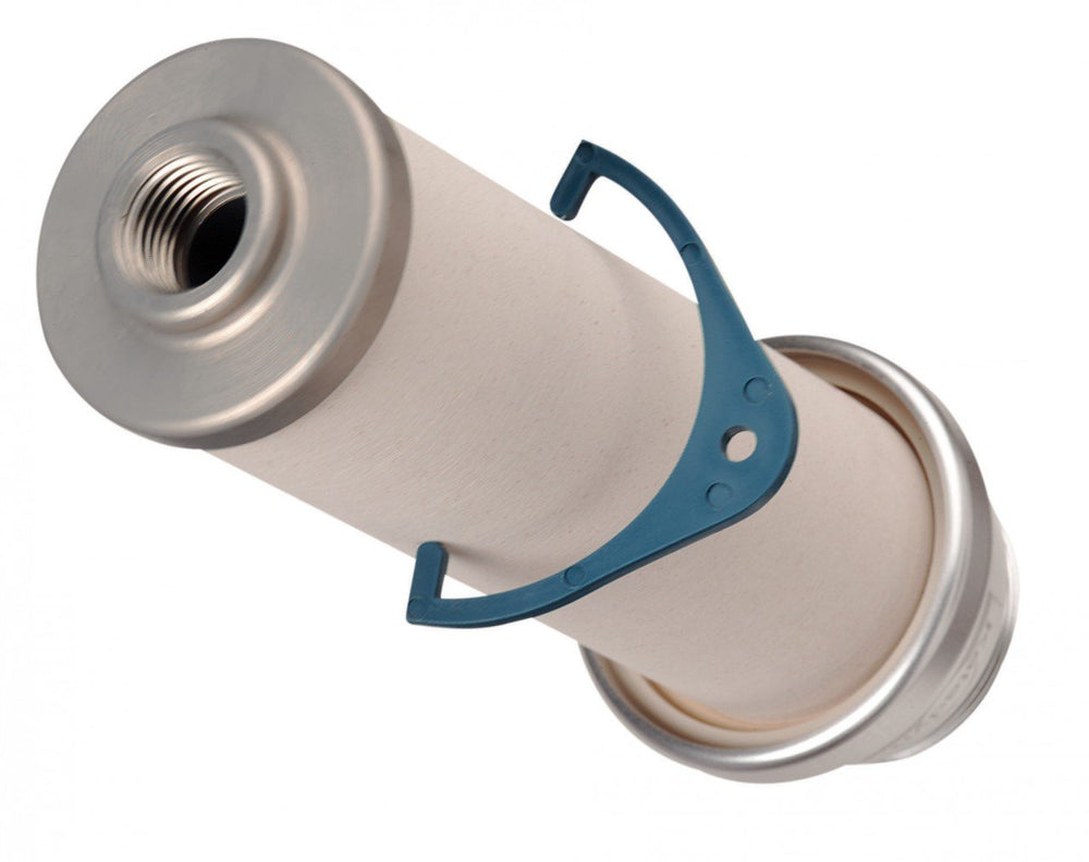 Katadyn Pocket emergency replacement cartridge enables on-the-go water purification when needed.