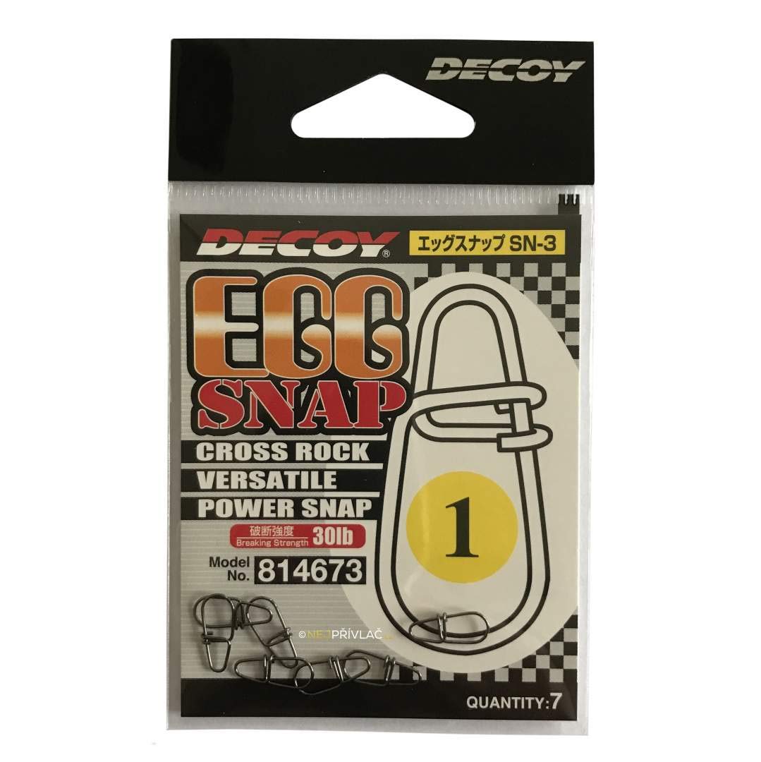 KATSUICHI Decoy Egg Snap 7pk SN-3 demonstrates precise lure action for sea bass.
