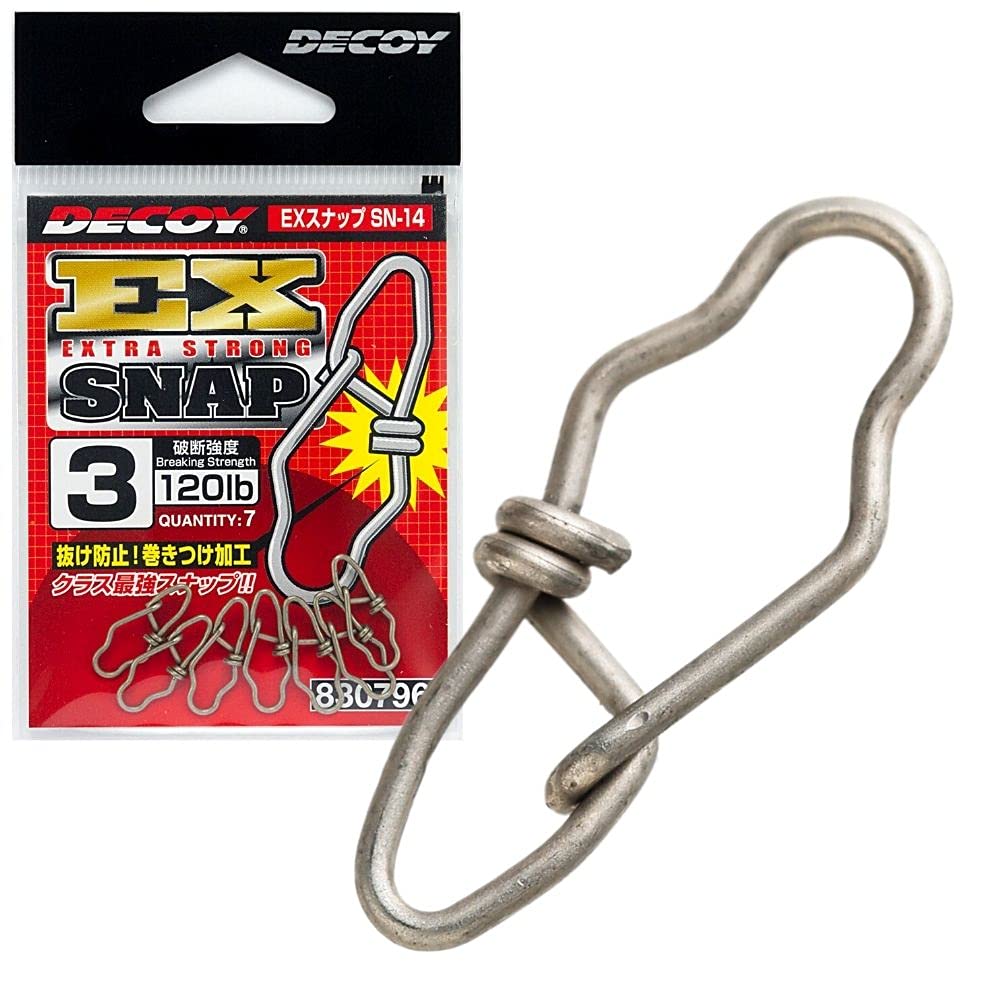 KATSUICHI Decoy SN-14 EX Snap wire detail highlights premium SUS construction for reliability
