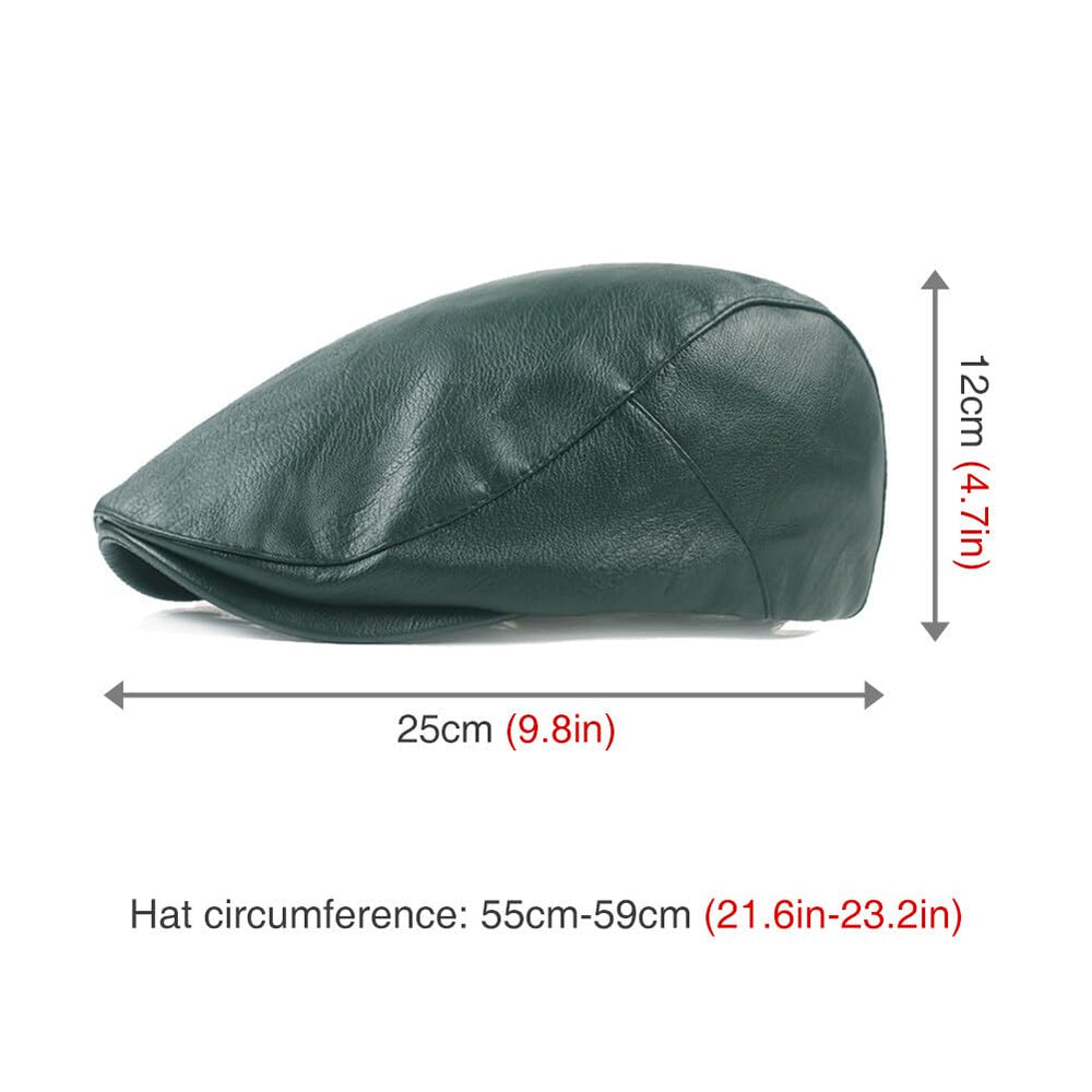 Katutude flat cap with adjustable buckle strap for a customizable fit