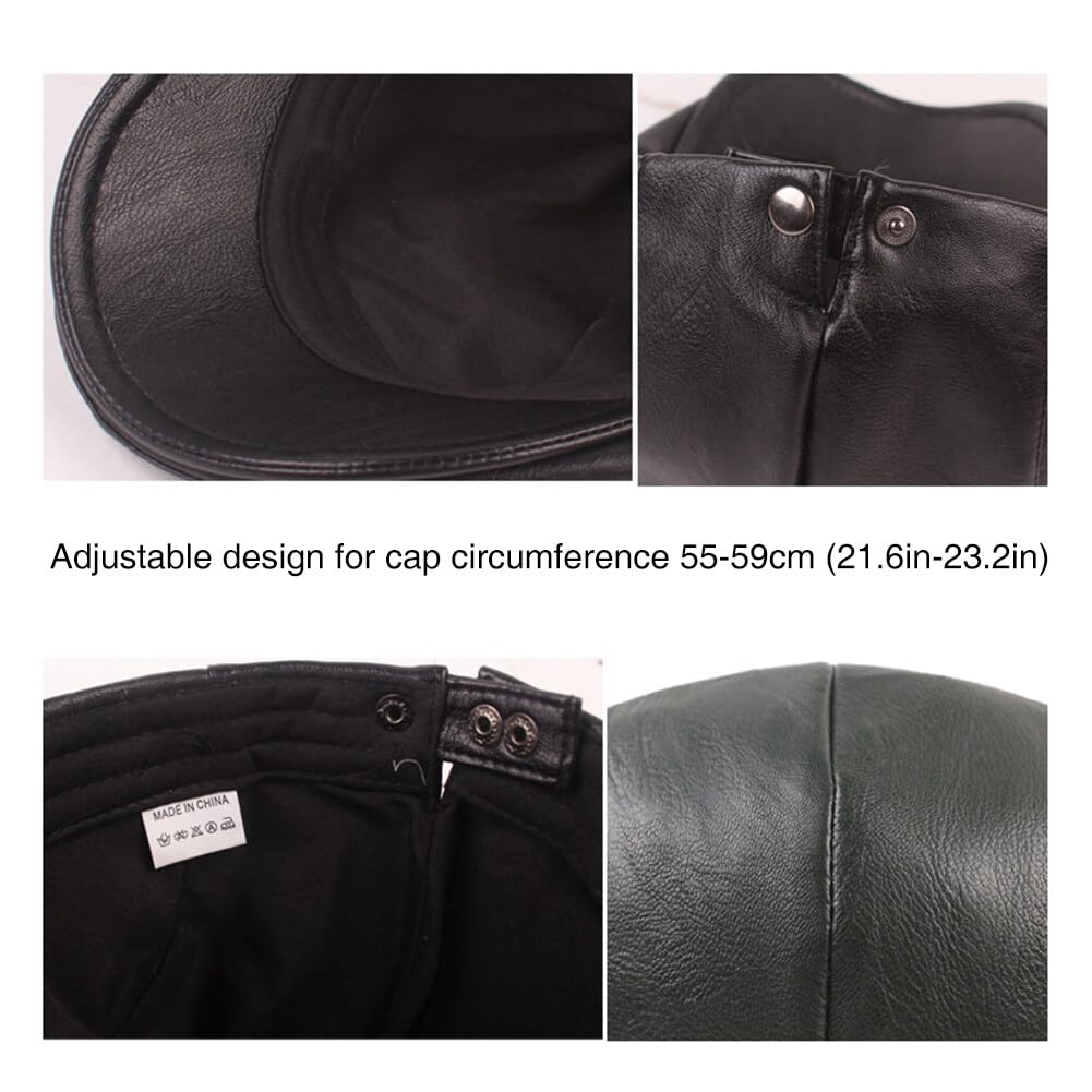 Katutude Newsboy Hat curved brim shading sun while keeping view