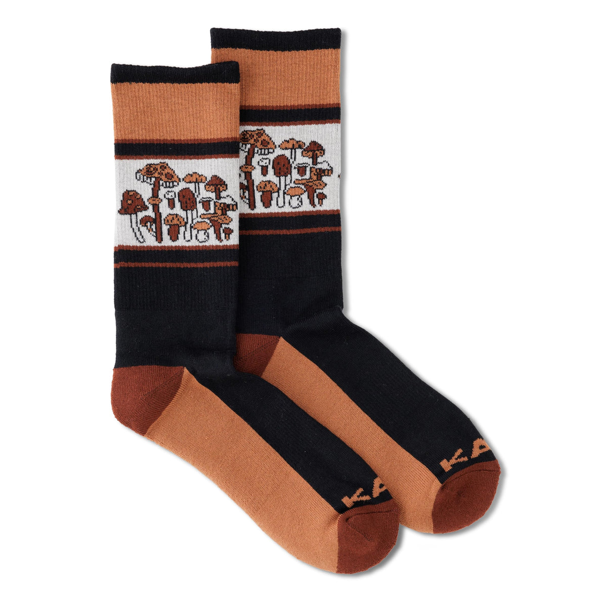 KAVU Moonwalk Wool Hiking Socks closeup fabric texture for all-day comfort