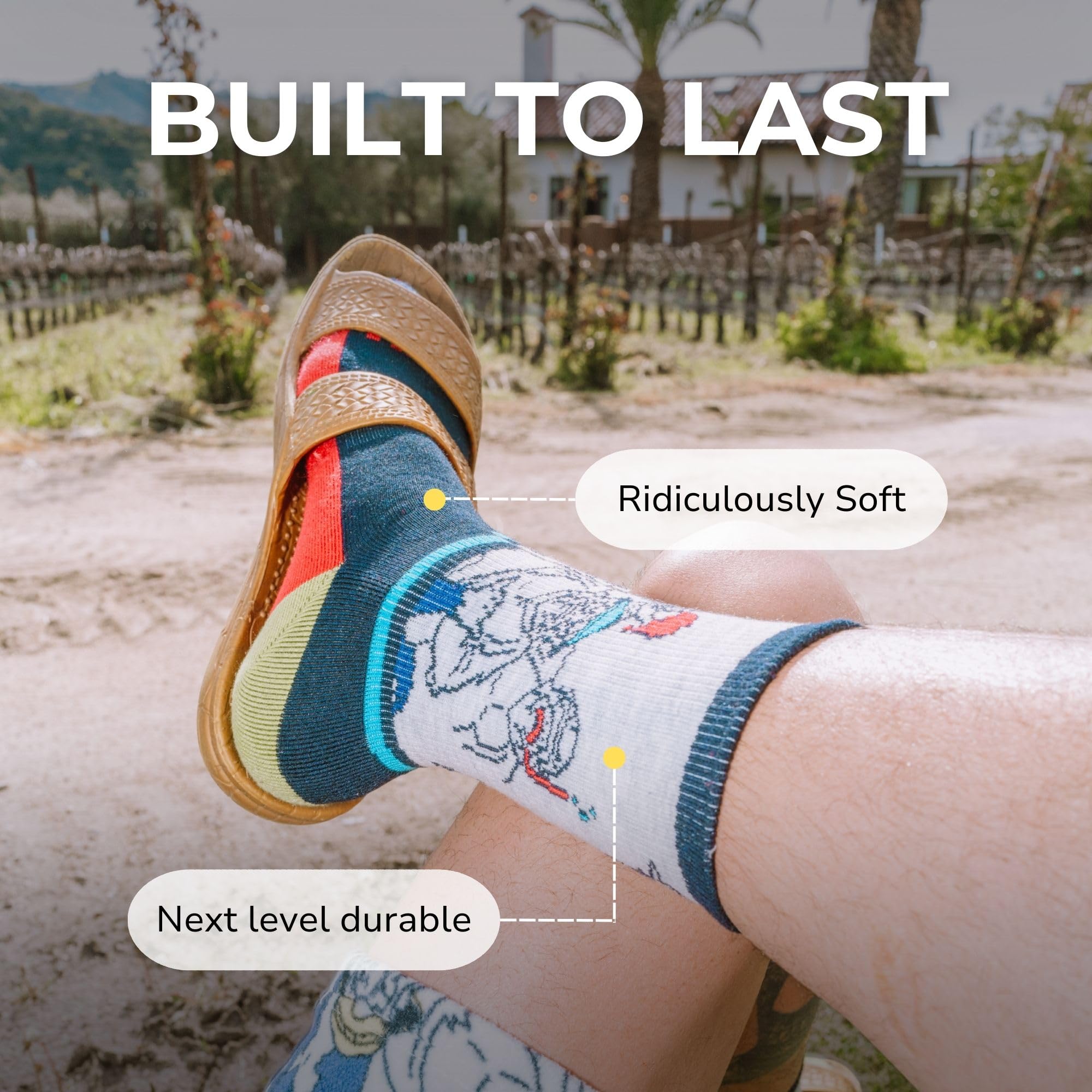 KAVU Moonwalk Wool Hiking Socks packaging shows durable construction