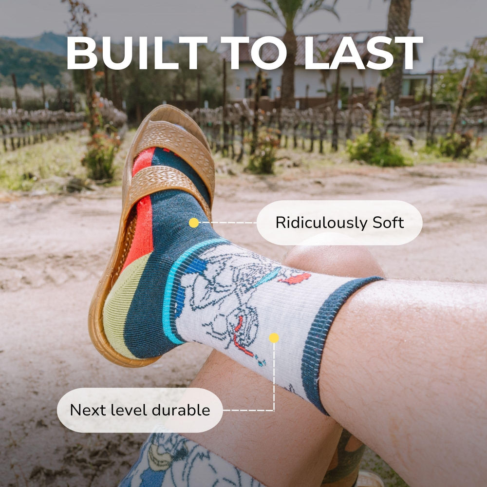 KAVU Moonwalk Wool Hiking Socks packaging shows durable construction