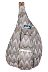 KAVU Original Rope Sack front view, stylish crossbody for hands-free daily carry.