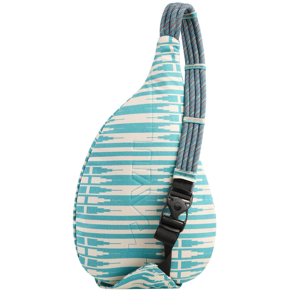 KAVU Rope Bag Skyline Ikat side view for easy access and style.