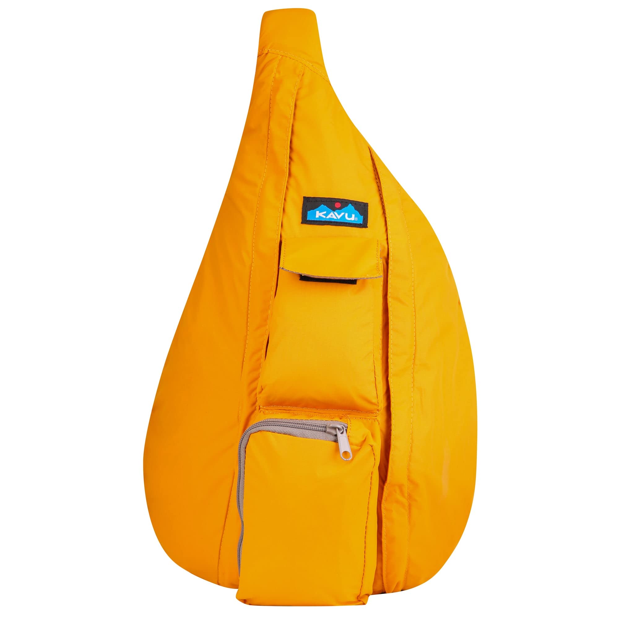 KAVU Rope Sack Amber 10 L capacity for daily essentials.