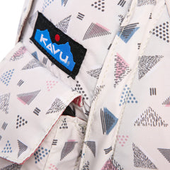 KAVU Rope Sack padded back detail enhances all day carry comfort