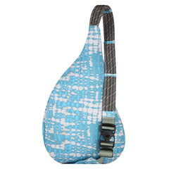 KAVU Rope Sack Ripple Tie Dye side view shows slim profile for daily carry