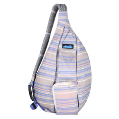 KAVU Rope Sack Simple Stripe front view for convenient, hands-free daily carry.