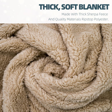 KawaGebo Kamp blanket machine washable demo for easy cleanup after adventures.