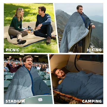 KawaGebo Kamp blanket ultralight portability makes it easy to carry on backpacking trips.
