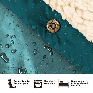 KawaGebo Kamp blanket-quilted-stitching design closeup highlights durable, stylish pattern.