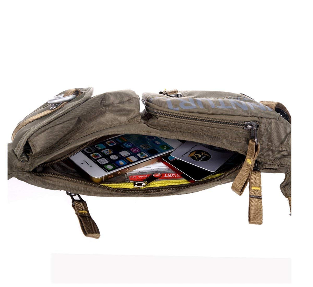Kawei Knight zipper webbing pocket for small valuables