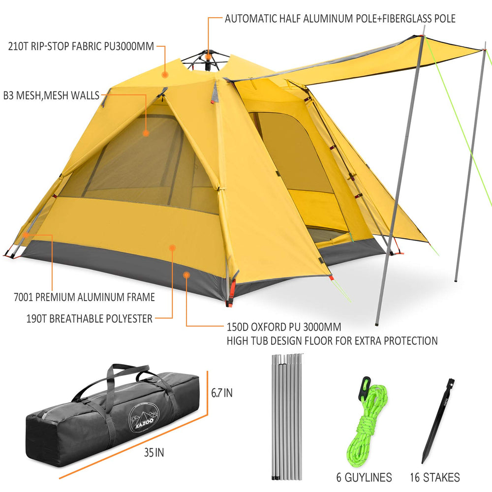 KAZOO pole assembly showing fiberglass-aluminum frame for sturdy support