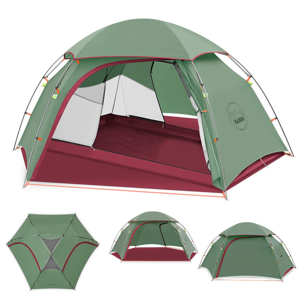 KAZOO-lightweight-tent-setup image shows quick, solo-friendly shelter for outdoor adventures.