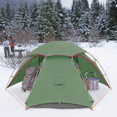 KAZOO-tent-rainfly-durability image demonstrates weatherproof protection for varying conditions.