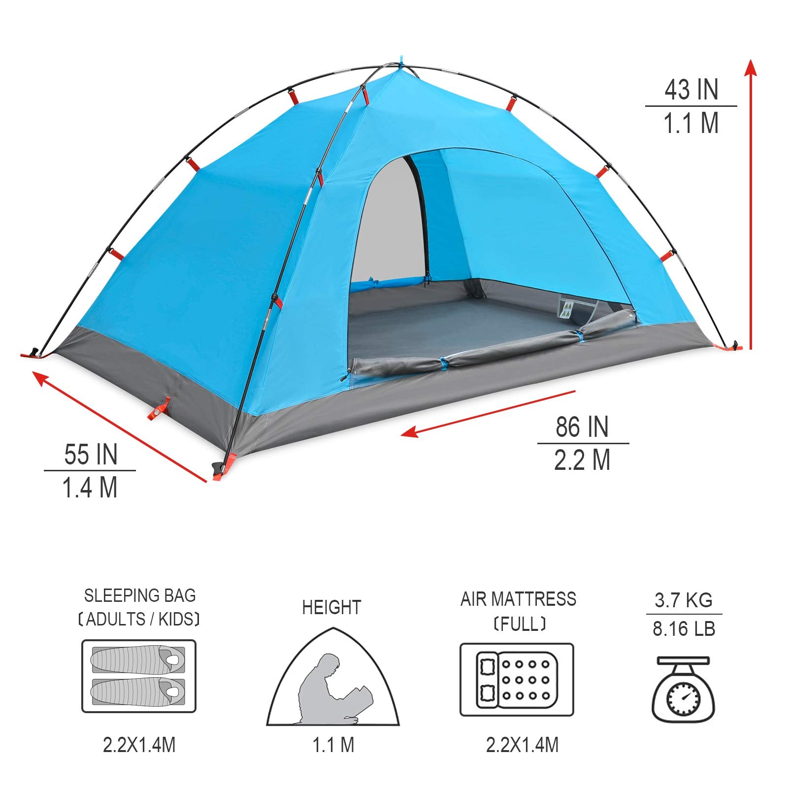 KAZOO tent ripstop fabrics balance durability and comfort.