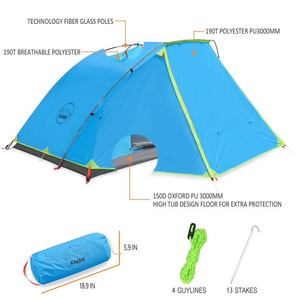 KAZOO tent warranty and inspections signal reliable camping value.