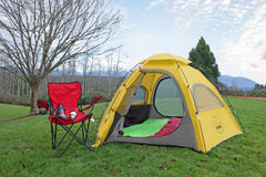 KAZOO tent yellow waterproof-test highlights reliable rain protection