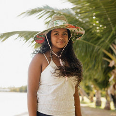 KC Republic lightweight travel straw hat ideal for boat, paddle board, and hiking
