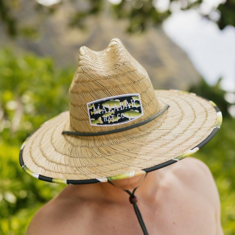 Malabar straw hat suitable for hiking and gardening activities