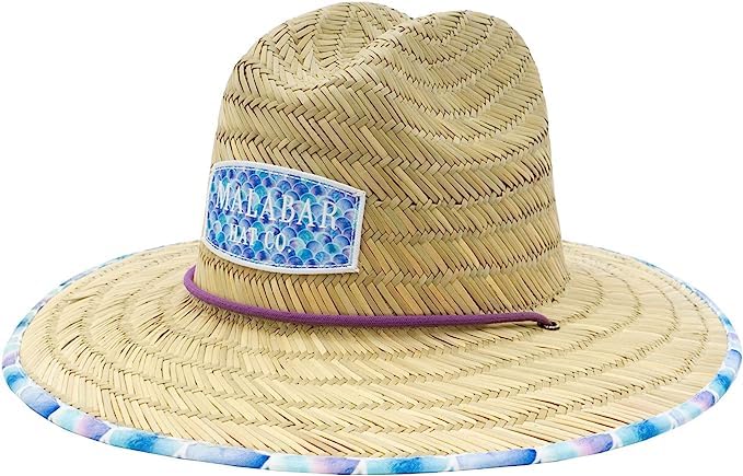 KC Republic Mermaid Scales sunhat adjustable drawstring ensures secure fit on windy days.