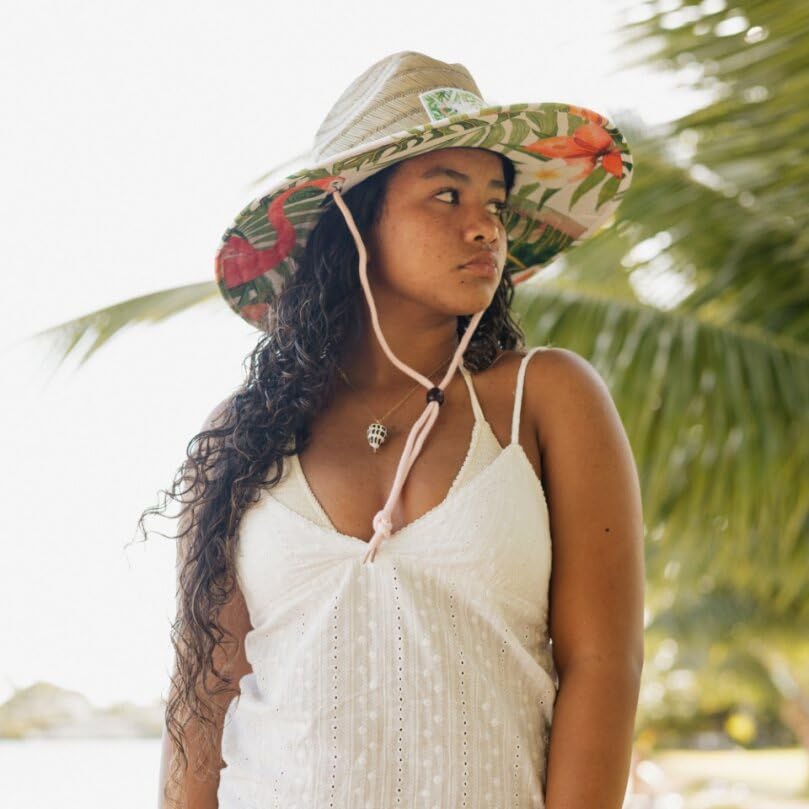 KC Republic sun protection straw hat suits fishing and sailing for all-day comfort
