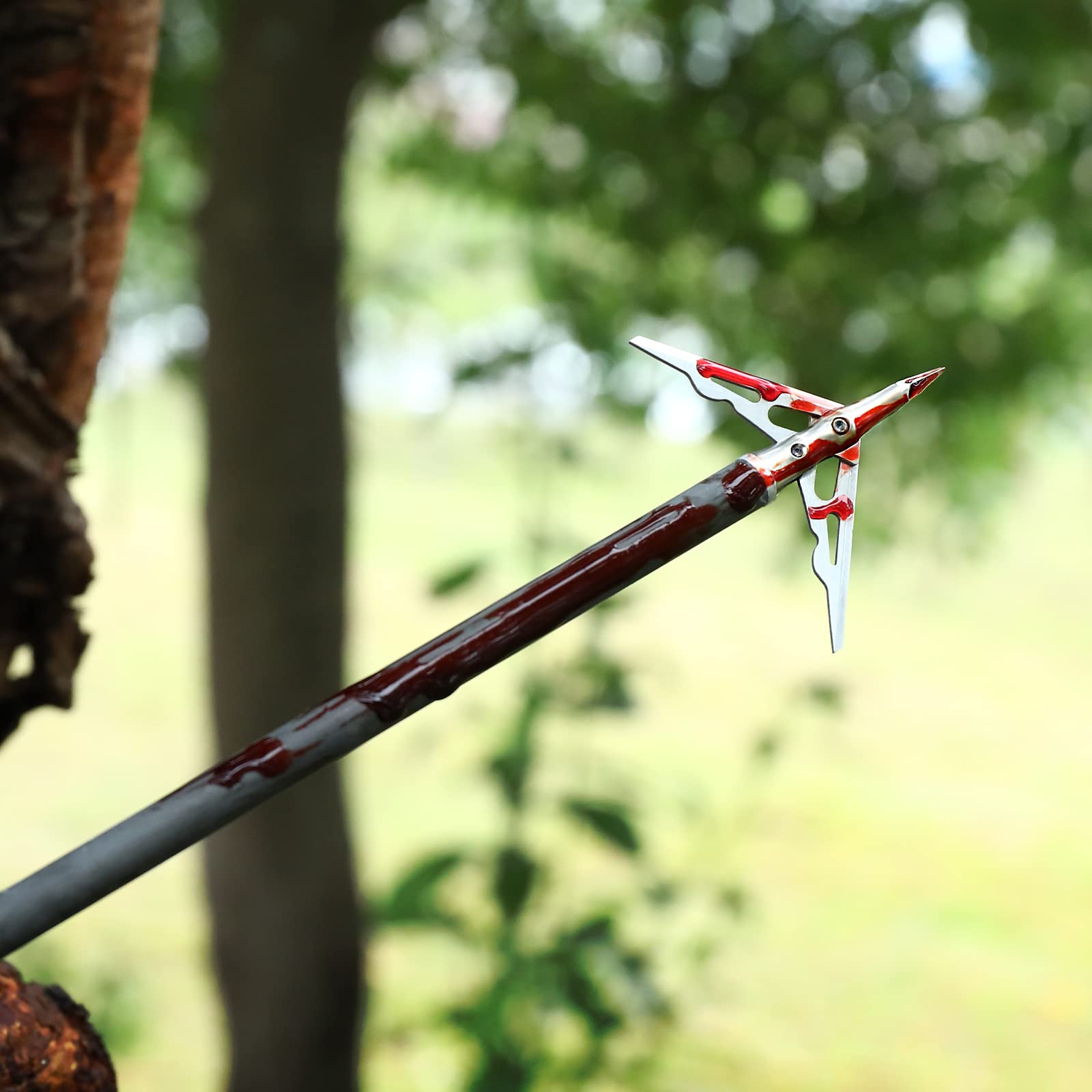 KEAUP 100-grain mechanical broadheads for precision broadhead setup.